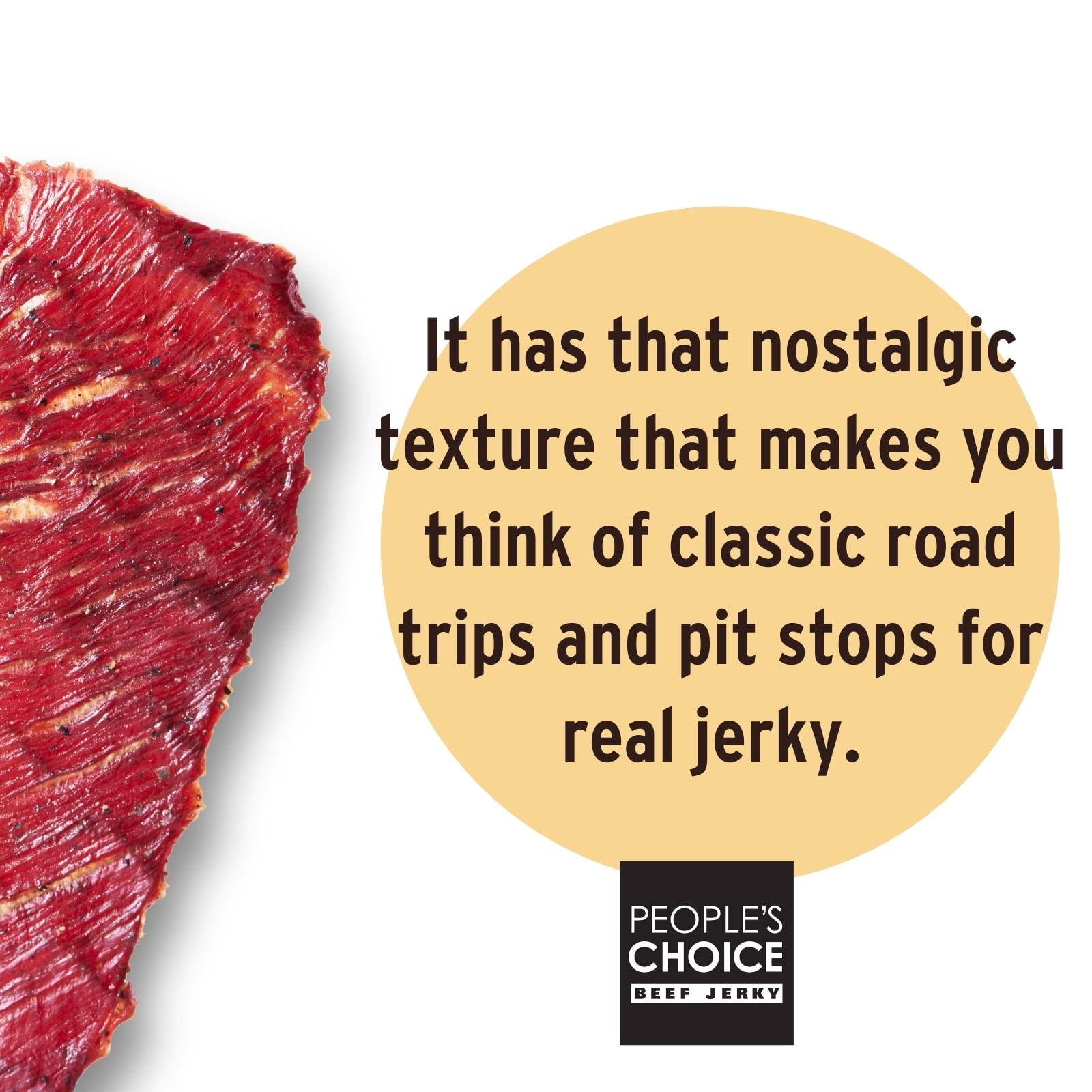 People's Choice Beef Jerky - Classic - Original - Big Slab - Thin Sheets - 15 Count, 1 Bag
