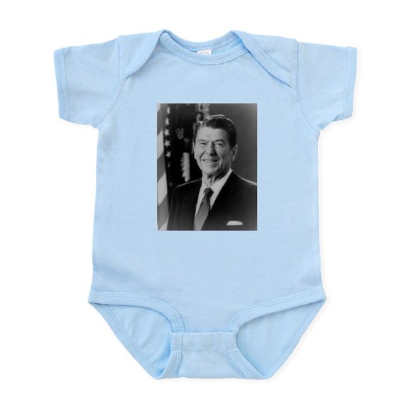 CafePress - Ronald Reagan 40Th President Infant Creeper - Baby Light Bodysuit, Size Newborn - 24 Months