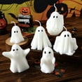 thumbnail image 4 of Cute And Bizarre Ghost Shaped Aromatherapy Candle, Creative Ornament For Home Fragrance And Ambiance, Party Supplies For Gatherings Celebrations Gifts, 4 of 6