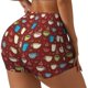 thumbnail image 1 of Fotbe Coffee Cups Shorts Sin Costuras – Shorts Deportivos de Cintura Alta para Mujer, Elásticos para Gimnasio, Yoga, Running o Ciclismo-X-Large, 1 of 8