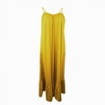 thumbnail image 4 of NIEWTR Robe d'Été Ample pour Femme, Robe de Plage d'Été à Col en V Sans Manches, Décontractée et Fluide, Maxi (Jaune, TG), 4 of 5