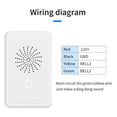 thumbnail image 5 of Wired Door Bell DC 12V Vocal Wired Doorbell Welcome Door Bell For Security Access Control System, 5 of 5