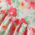 thumbnail image 7 of THDHVS Girls Summer Dresses, Dresses for Kids, Toddler Kids Baby Girls Fashion Cute Short Sleeve Sweet Flower Print Ruffle Dress Pink 12-18 Months, 7 of 7
