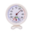 thumbnail image 1 of Durable High Precision Pointer Hygrothermograph Multiple Use Thermometer Hygrometer (White), 1 of 5
