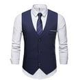 thumbnail image 1 of Men Suit Vest Sleeveless Tuxedo Waistcoat, 1 of 2