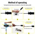 thumbnail image 3 of Drain Clog Remover Steel Snake for Kitchen & Bathroom Pipes, 3 of 7