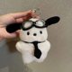 thumbnail image 2 of LLavero de felpa Kawaii Sanrio Pochacco, muñeco de dibujos animados, llavero de perro piloto, colgante de mochila de coche, regalo de Navidad para pareja de niños, 2 of 4
