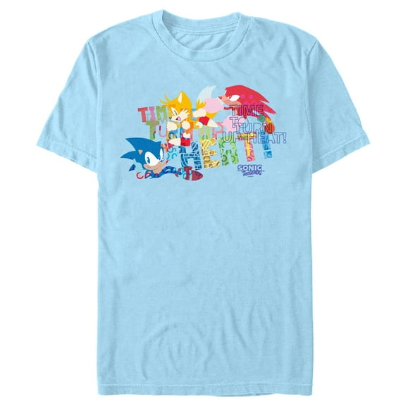 Men's Sonic the Hedgehog Time to Turn Up the Heat  Graphic T-Shirt