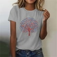thumbnail image 4 of Yhmxh T-shirts pour Femmes T-shirt Imprimé pour Amoureuse des Femmes Col Rond Manches Courtes Hauts d'Été pour Femmes Manches Courtes Chemises d'Été sous-Vêtements T-shirts pour Femmes, 4 of 6