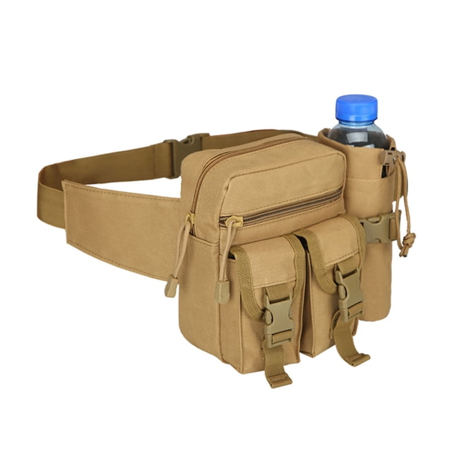 Riñonera para correr al aire libre, riñonera impermeable, riñonera para pesca, senderismo, montañismo, entrenamiento, bolsa para botella de agua Monstrate BB7012-02