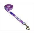 thumbnail image 1 of STRIPE-PURPLE-MULTI1-L 4 ft. Stripe Dog Leash, Purple - Extra Small, 1 of 1