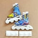 thumbnail image 3 of Patines de dedo, divertidos juguetes de escritorio, juguetes de aprendizaje, entretenimiento, deportes para niños de todas las edades. Azul, 3 of 8