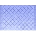 thumbnail image 1 of Ahgly Company Indoor Rectangle Solid Blue Modern Area Rugs, 4' x 6', 1 of 4