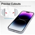 thumbnail image 2 of Étui pour iPhone 14 Pro Max 2022 (6.7 Pouces), Étui de Téléphone Souple en TPU pour iPhone 14 Pro Max, Protection de Caméra Mignonne pour Femmes Filles, Bleu Rose, 2 of 5