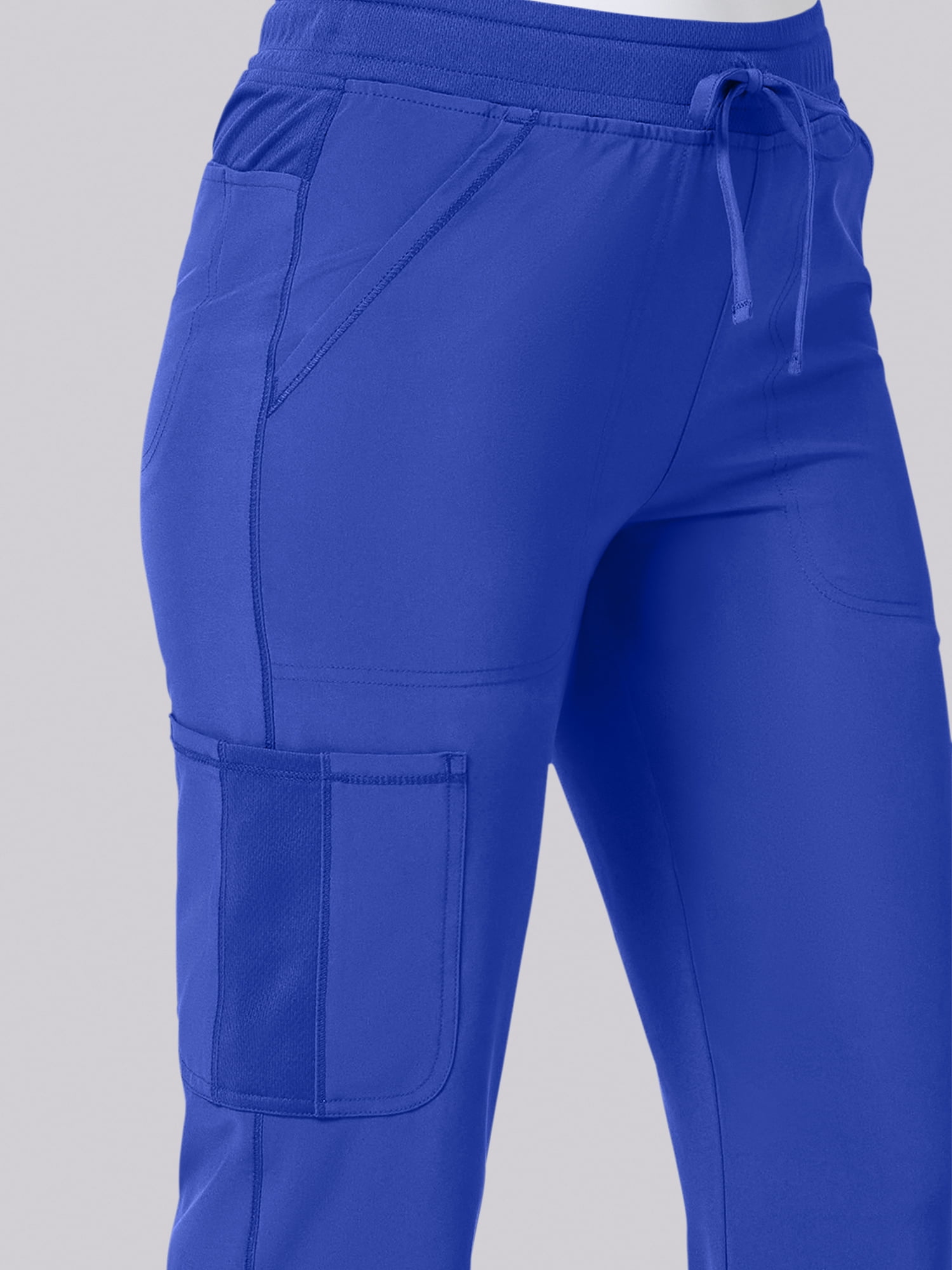 Scrubstar Performance Women’s Antimicrobial Drawstring Cargo Straight Leg Scrub Pant, Sizes XS–3XL