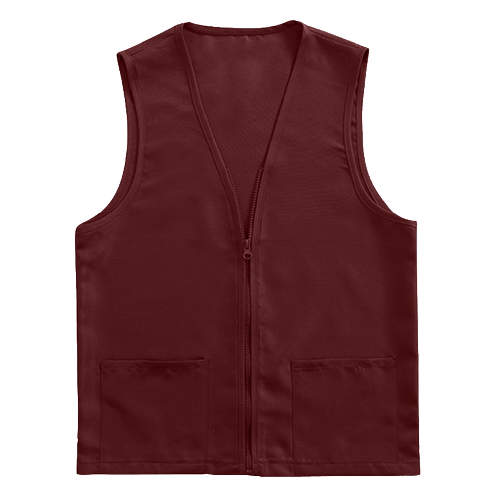 TopTie Adult Volunteer Activity Vest Supermarket Uniform Vests Clerk
