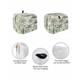 thumbnail image 2 of Fsddascl Green Palm Trees Small Toaster Cover 2 Slice, Kitchen Appliance Covers, Farmhouse Summer Leaves Plants Birds Toaster Oven Cover with Loop, Bread Machine Cover Polyester Dust Cover, 2 of 5