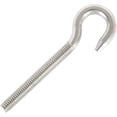 thumbnail image 1 of Perno de gancho M5 Gancho de anillo de tornillo Acero inoxidable 304 Perno de gancho de acero de alta dureza Artículo colgante Gancho de tornillo para colgar candelabros Manualidades 10PCS, 1 of 5