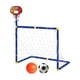 thumbnail image 4 of Aro de Baloncesto con Red de Portería de Fútbol perfecl 2 en 1 Compacto Plegable Rojo, 4 of 8