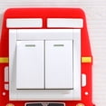 thumbnail image 2 of maskred 1/2/3 Washable Light Switch Paste Cartoon Silicone Socket Protective Light Switch Paste Cartoon Cover Wall Switch Panel Decor 1PCS, 2 of 6