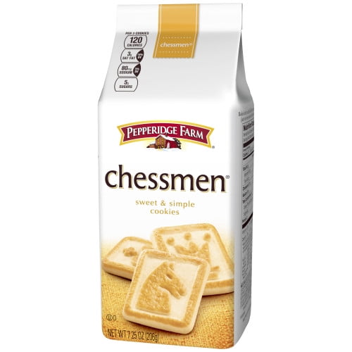 Pepperidge Farm Chessmen Butter Cookies, 7.25 oz. Bag