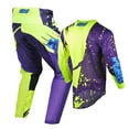 thumbnail image 3 of Willbros Motocross Jersey Pants Combo Breathable Summer MX Racewear Riding Offroad Downhill Gear Set Yellow Purple (Jersey Adult M/Pants W32), 3 of 6