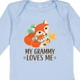 thumbnail image 4 of Inktastic My Grammy Loves Me Fox Boys or Girls Long Sleeve Baby Bodysuit, 4 of 5