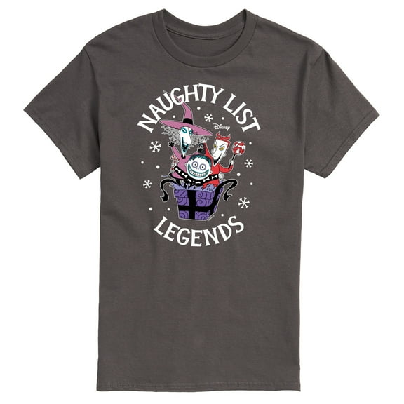The Nightmare Before Christmas - Naughty List Legends - Men's Short Sleeve Graphic T-Shirt
