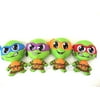Teenage Mutant Ninja Turtles 8" - 4 Piece Plush Set - Includes: Mikey, Leo, Donn