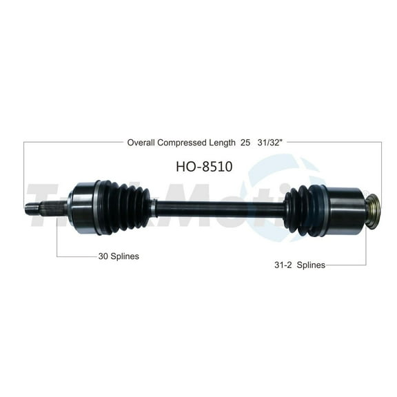 CV Axle Shaft Fits select: 2013-2015 HONDA CROSSTOUR
