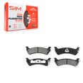thumbnail image 1 of SIM Rear Semi-Metallic Disc Brake Pads SIM-666 for Car Ford Explorer Sport Trac Jeep Grand Cherokee, 1 of 8