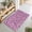 Pink, variant on Brown Pink Leopard Washable Area Rug 6 x 9 ft Rustic Boho Vintage Grain Aesthetic Soft Non Slip Rugs Stain Repellent Indoor Felt Carpet for Living Dining Room Bedroom Home Office