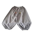 thumbnail image 4 of YIWULA Boys Sweatpants, Running Drawstring Straight Leg Elastic Waist Athletic Pants(Grey,100), 4 of 4