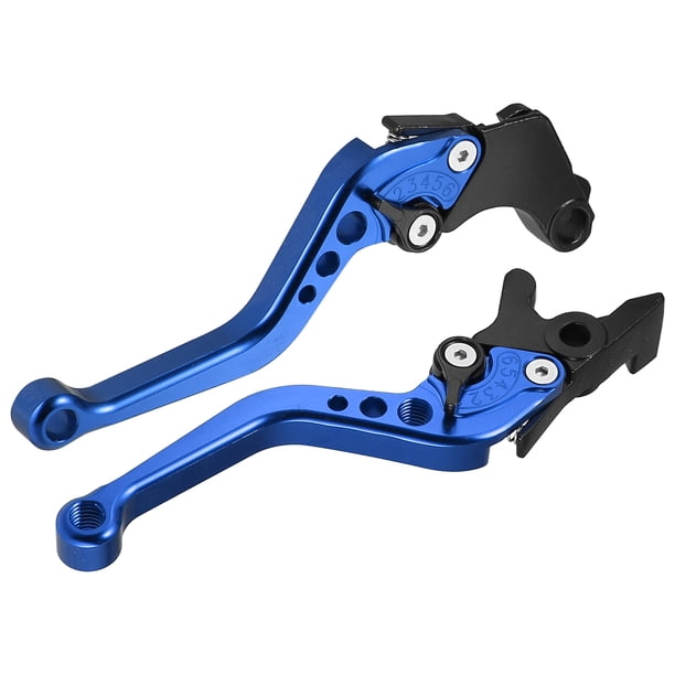 Ajustable Freno Embrague Palancas Azul Aluminio Aleación 1 Par