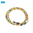thumbnail image 3 of Uxcell Eyeglass Strap 2 Pack Adjustable Eye Glasses Holder Chains Bead String Sunglasses Eyewear Retainer Multi Colors, 3 of 6