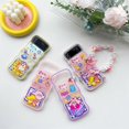 thumbnail image 4 of Cute Kuromi Kitty Wave Edge Soft Clear Silicone Phone Casing Samsung Galaxy Z Flip 4 3 Pu Case Transparent Shockproof Protective Cover, 4 of 4