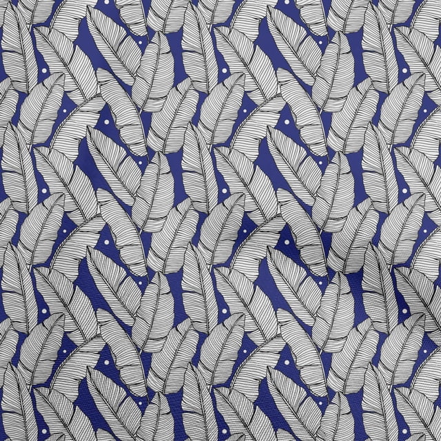 oneOone Rayon Royal Blue Fabric Tropical Sewing Craft Projects Fabric Prints By Yard 56 Inch Wide-B2