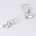 thumbnail image 2 of Shisuyan 1Pc Aluminium Alloy Rearview Mirror Bike Handlebar Mirror Rotational Rearview Mirror Retroreflector Accessories (Unilateral, Silver), 2 of 8