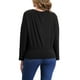 thumbnail image 3 of INSPIRAR CHIC Blusas de Punto de Manga Larga para Mujer, Top Suelto de Hombro Caído, Camiseta XL Negra, 3 of 5