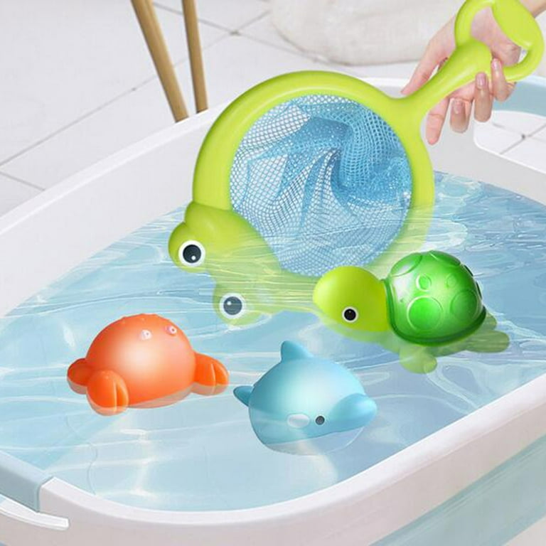 Fridja Children's Bath Toys Bathtub Play Water Baby Bath Boy Girl Play  Water Set 4PCS
