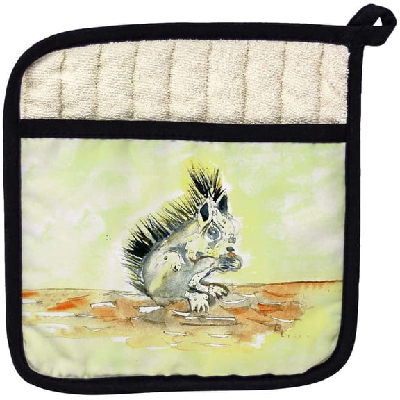 Betsy Drake PT059 Baby Squirrel Pot Holder