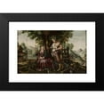 thumbnail image 2 of Flemish Painter 18x13 Black Modern Framed Museum Art Print Titled - Allegory of Austria with Ceres and Bacchus, 2 of 5