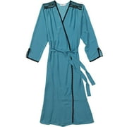Women's Delight Chiffon and Lace Robe