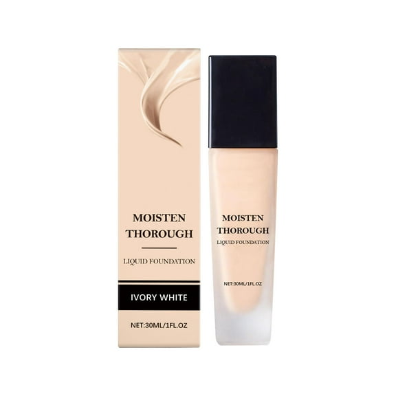 TUITOONM Breathable Liquid Foundation 4.6 oz Buildable Natural Finish, Non-Comedogenic, Dermatologist-Tested for Flawless, All-Day Hydration