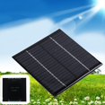 thumbnail image 3 of Cargador de panel solar de 1,2 W y 18 V, cargador de batería solar de 0-0,066 mA para bomba de ventilador de lámpara, 3 of 6