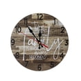 thumbnail image 1 of Britimes Reloj De Pared Redondo Elegante Reloj De Pared Redondo Vintage Reloj De Pared Vintage Sin Tictac Reloj De Pared Colgante Vintage Granja Reloj De Pared Decoración Del Hogar Para Sala De Estar Serendint HA026951-03, 1 of 6