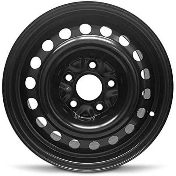 New 16x6.5 inch Wheel for Dodge Caravan (08-13) Black Painted Steel Rim