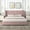 Pink, variant on 4 EVER WINNER Queen Size Bed Frame, Pink Queen Bed Frame, Modern Upholstered Platform Bed Frame with Button Wingback Headboard, Pink