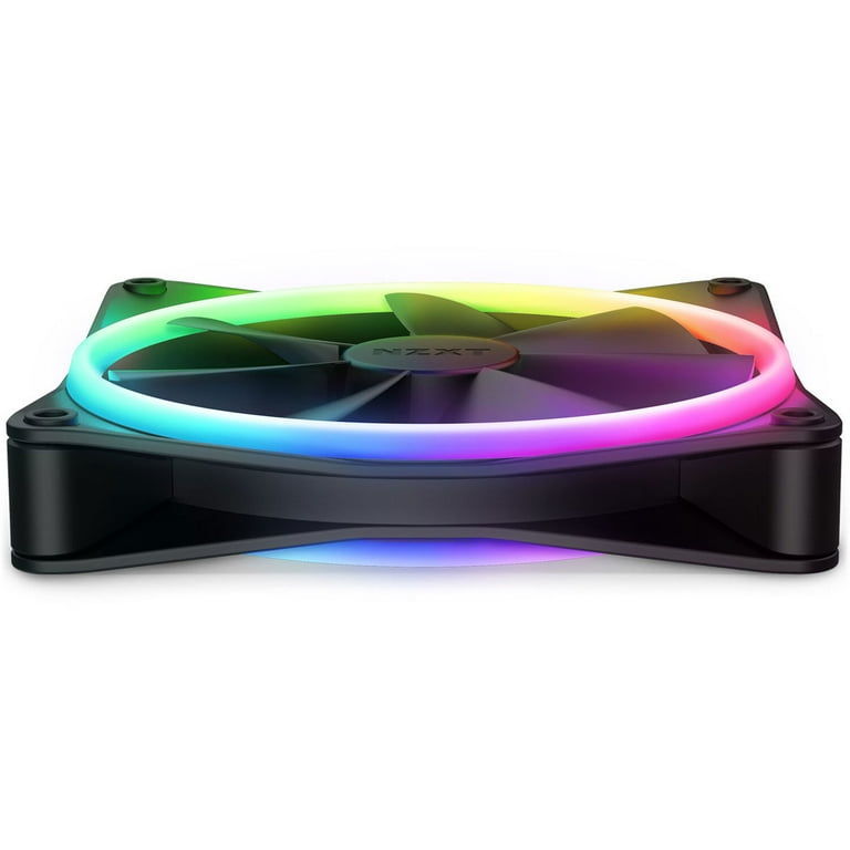 NZXT F140 140mm RGB DUO Fan, Matte Black, 2-Pack - Walmart.com