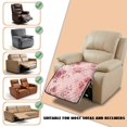 thumbnail image 5 of Bulopur Pink Rose Quilted Recliner Covers Washable Reclining Couch Slipcovers Non Slip Armless Sofa Cover for Living Room Home Decor, 5 of 7